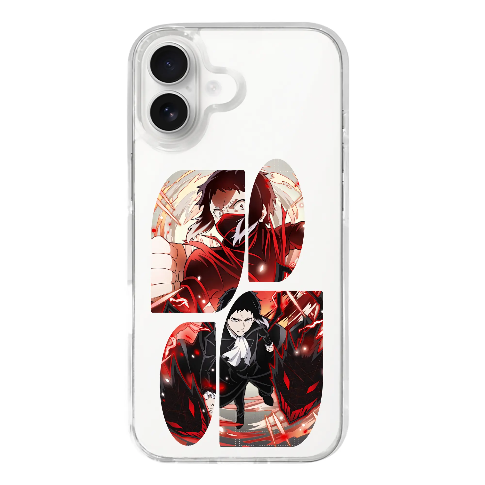 文豪ストレイドッグス グッズ,芥川龍之介 - iPhone 17シリーズ 透明スマホケース – 薄型・耐衝撃・精密フィット保護カバー